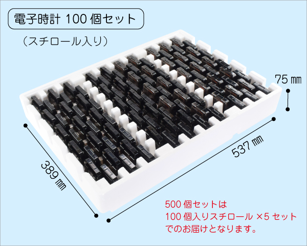 100個セット（スチロールトレー入り）