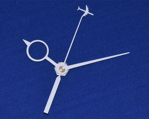 飛行機型　時計針セット　丸デザイン