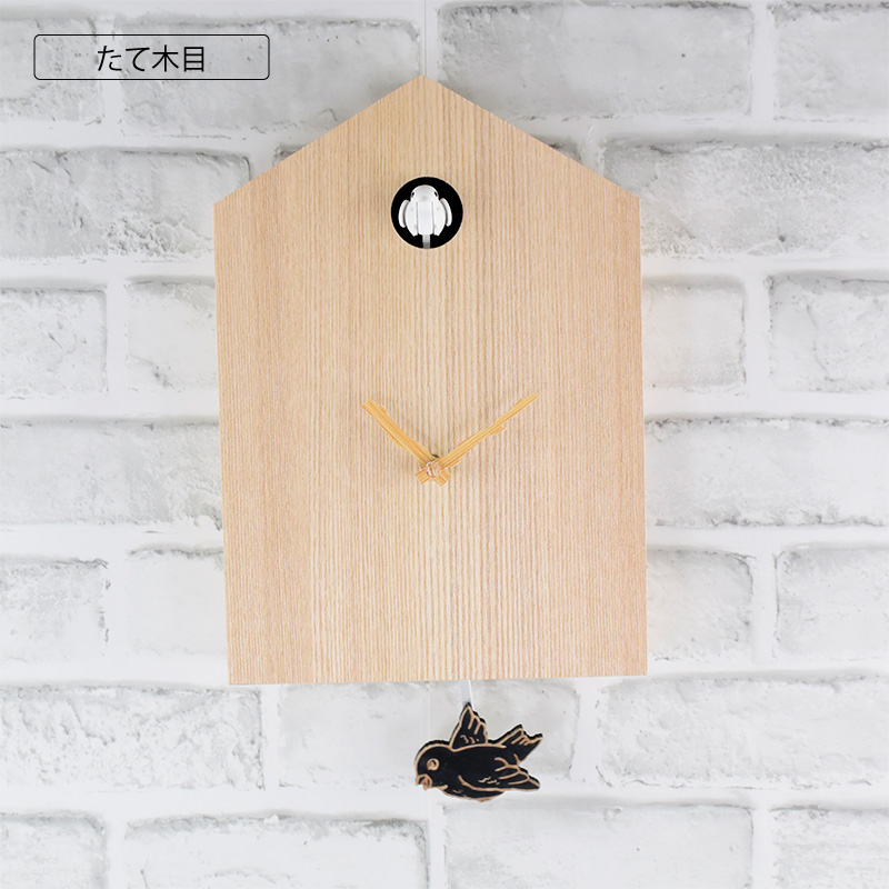 DIY鳩時計（栓天然木突板時計盤）
